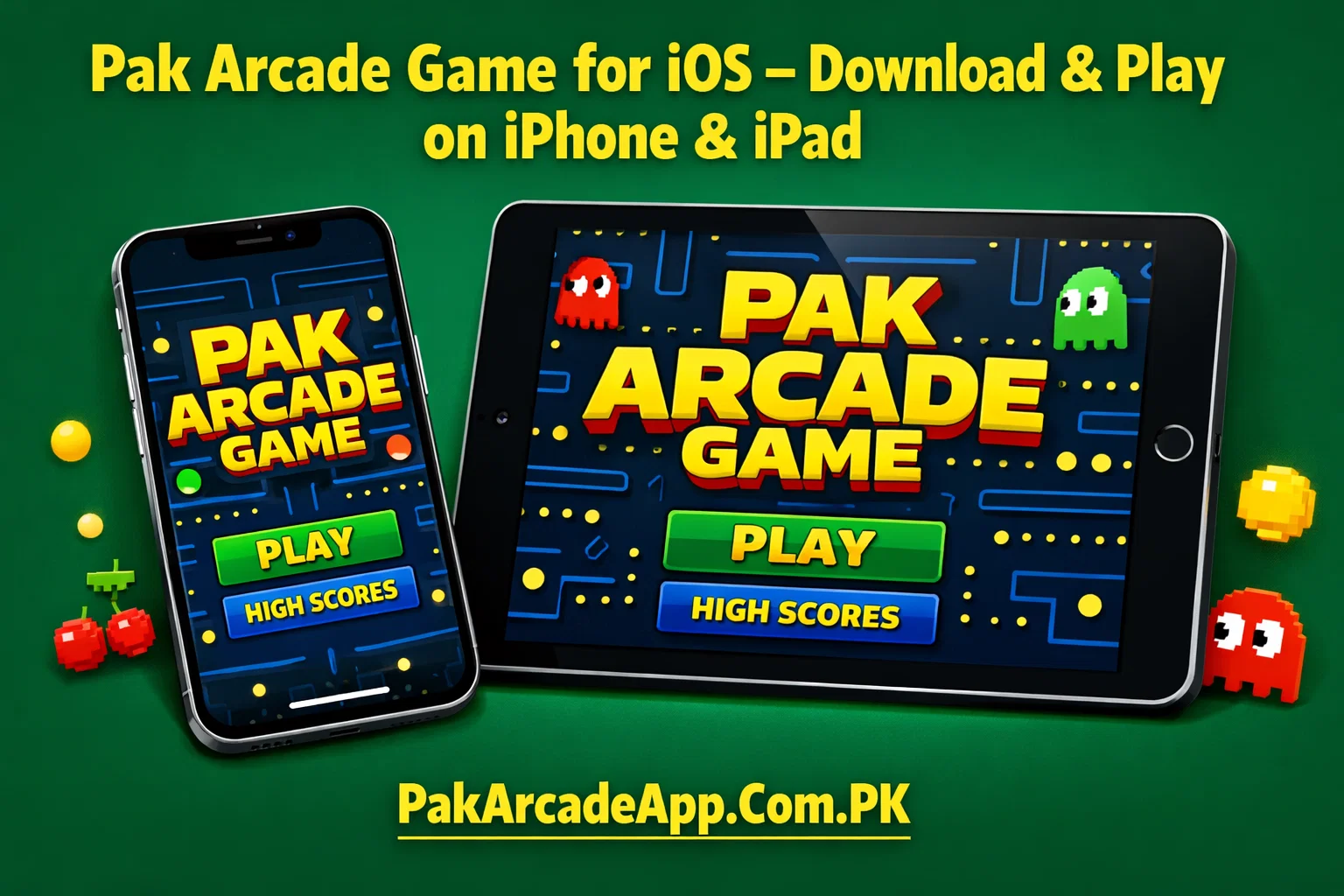 Pak Arcade Game for iOS
